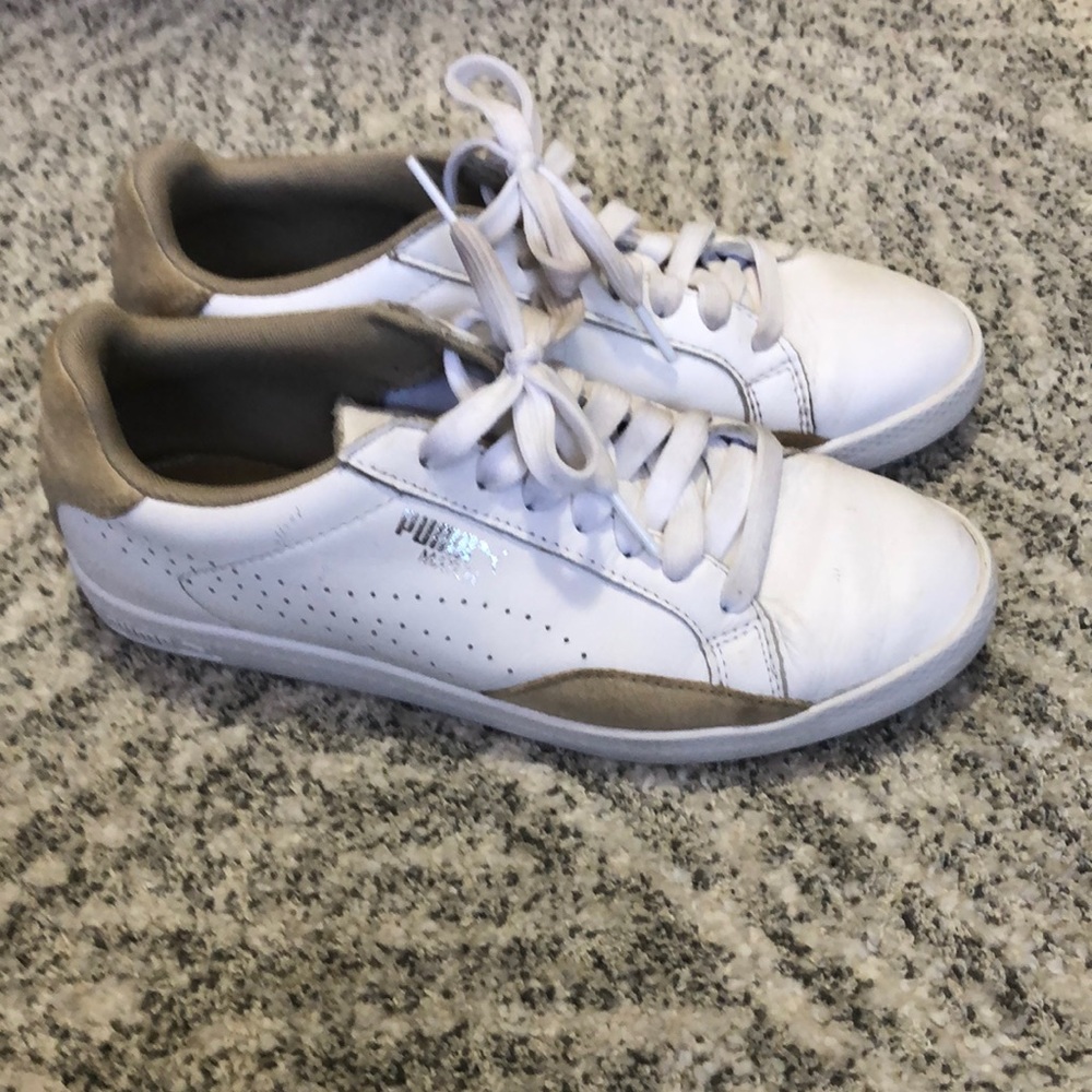 Puma match leather sneakers
